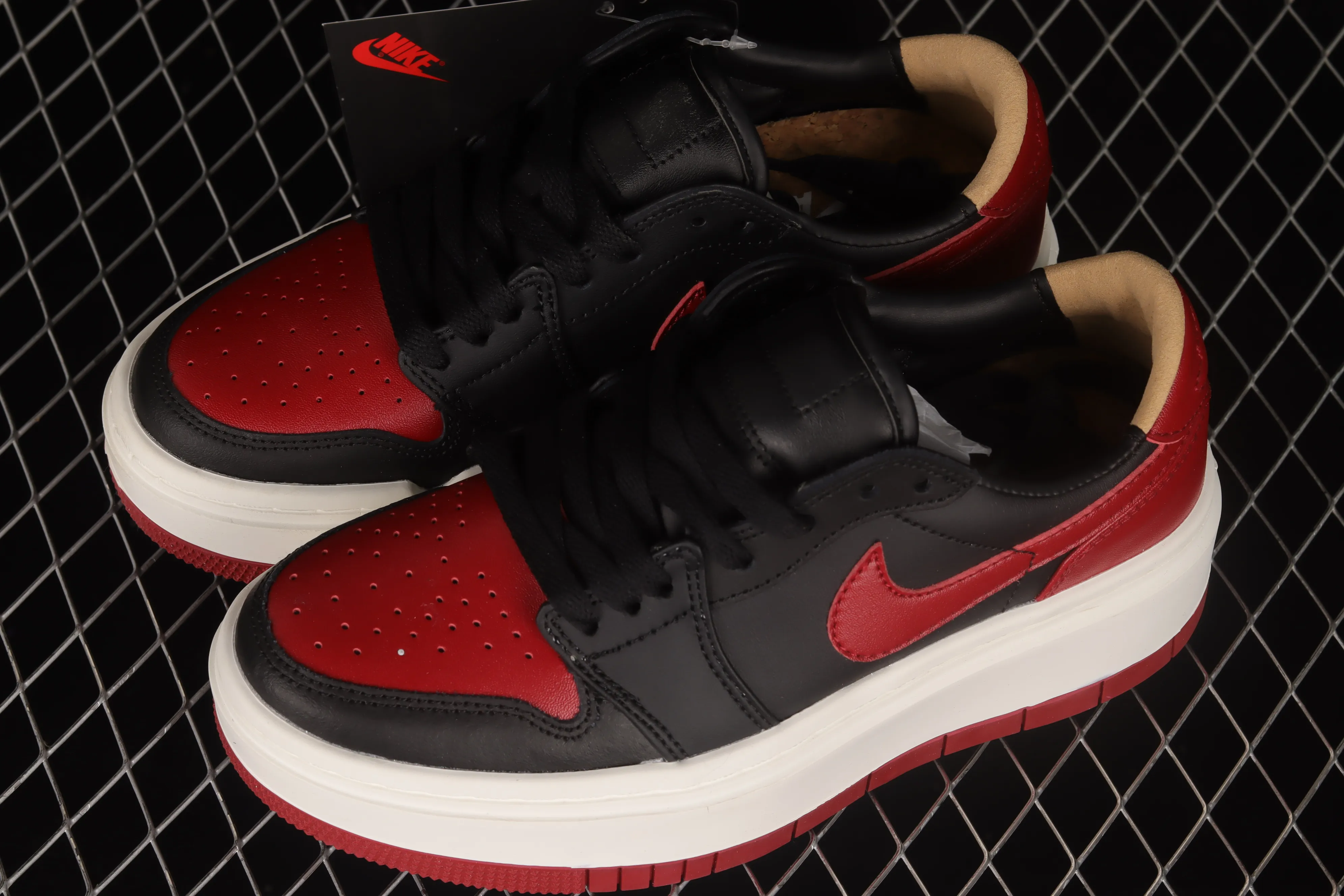 All categories Air Jordan Jordan series basketball shoes Air Jordan 1 Low Air Jordan 1 Elevate Low SE "Wolf Grey" Little AJ thick-soled retro basketball shoes DQ1823-006